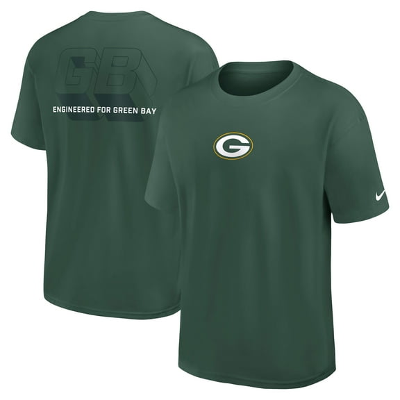 Men's Nike Green Green Bay Packers Dominate The Game Essential Max90 T-Shirt