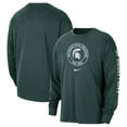 thumbnail image 1 of Men's Nike Green Michigan State Spartans Heritage Max90 Long Sleeve T-Shirt, 1 of 3