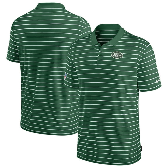 Men's Nike Green New York Jets Sideline Lock Up Victory Performance Polo