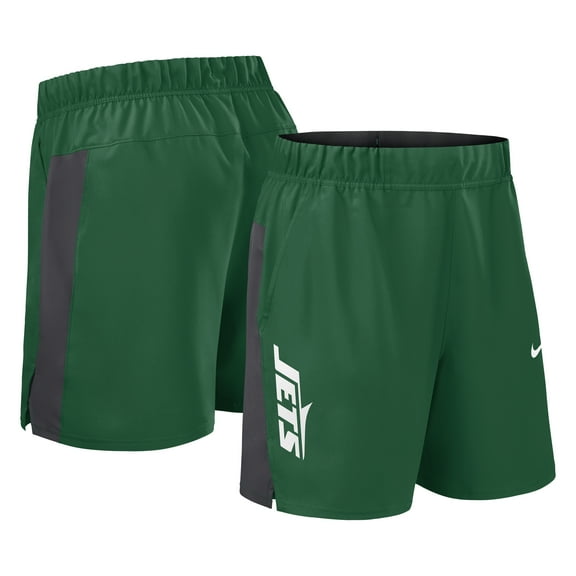 Men's Nike Green New York Jets Woven Victory Dri-FIT Shorts