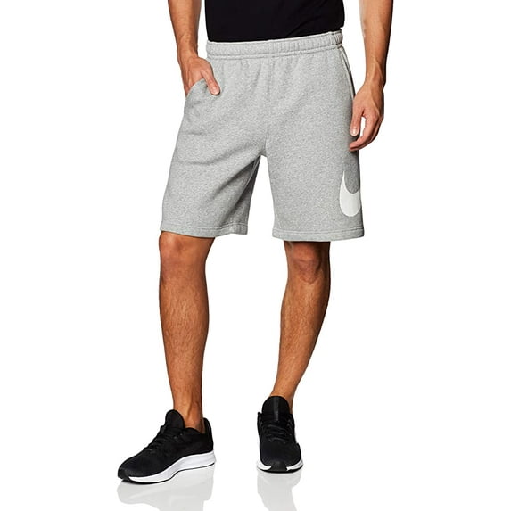 Men's Nike Grey Club Graphic Shorts - S