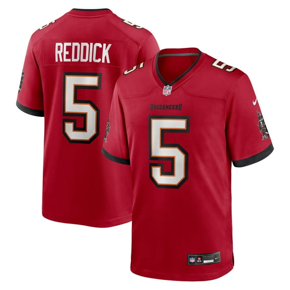 Men's Nike Haason Reddick  Red Tampa Bay Buccaneers Team Game Jersey