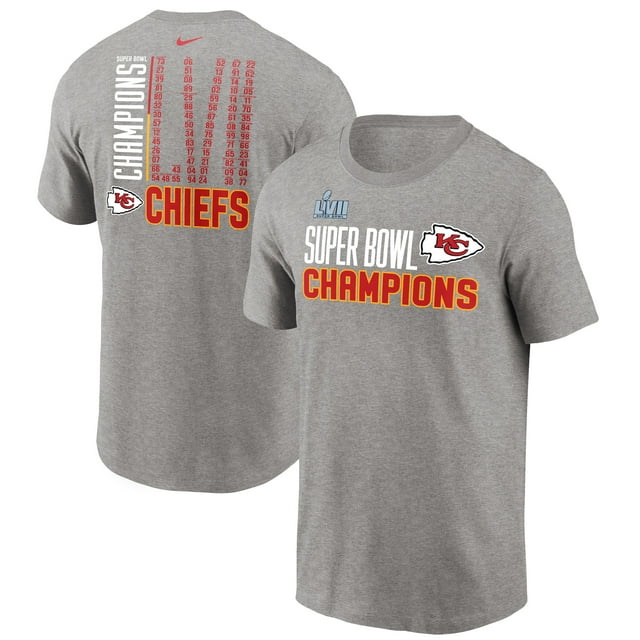 Nike Men's Apparel Kansas City Chiefs Super Bowl LVII Champions Roster