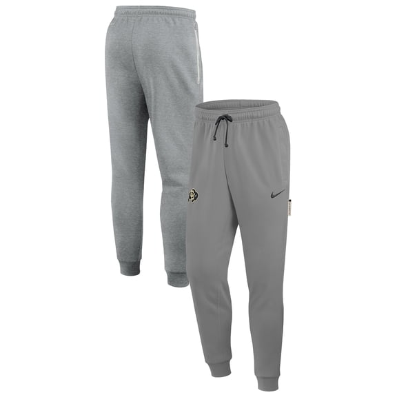 Men's Nike Heather Gray Colorado Buffaloes Basketball Practice Dri-FIT Taper Sweatpants