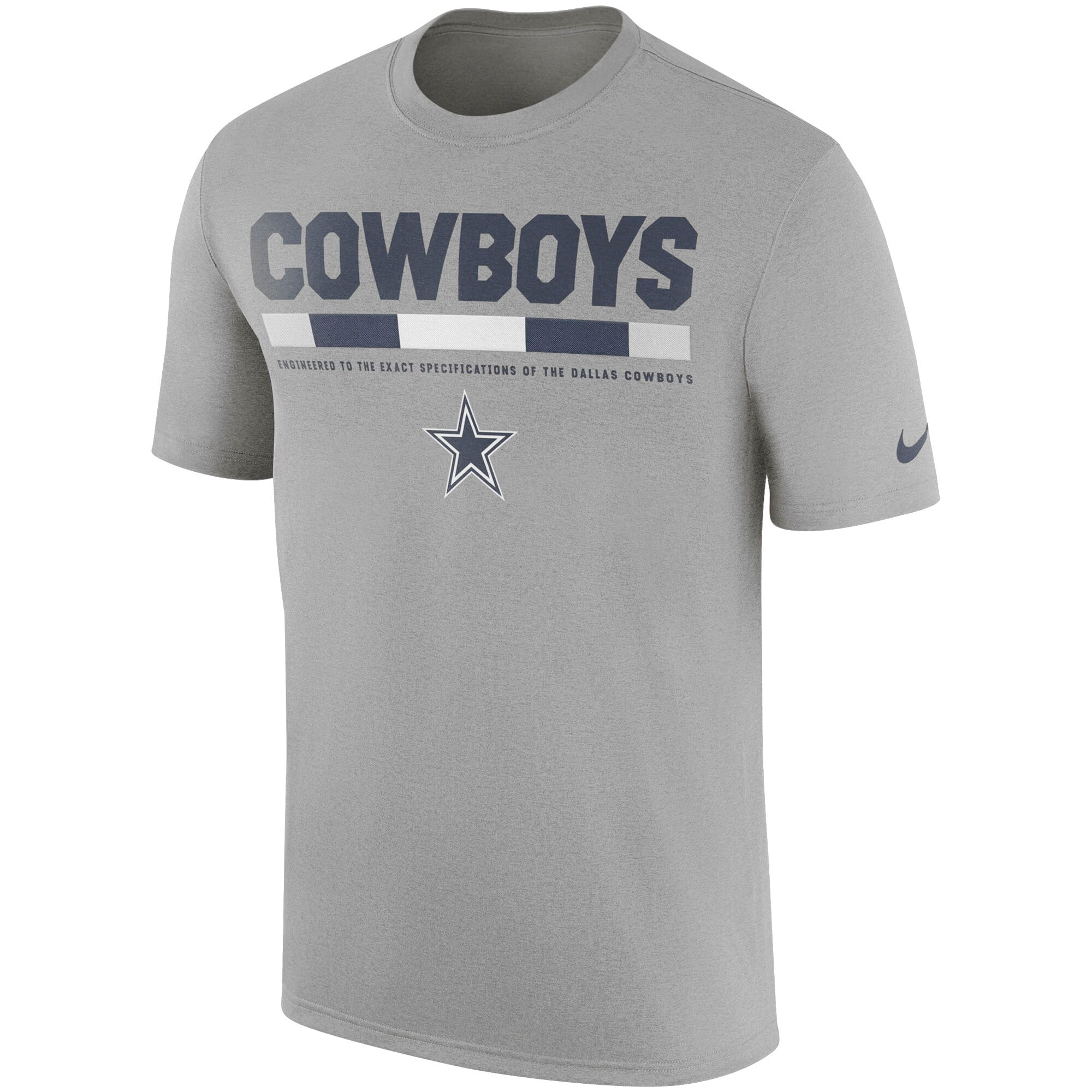 Men's Nike Heather Gray Dallas Cowboys Sideline Legend Staff