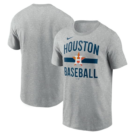 Men's Nike Heather Gray Houston Astros Arched T-Shirt