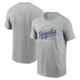 thumbnail image 1 of Men's Nike Heather Gray Kansas City Royals Home Team Athletic Arch T-Shirt, 1 of 3