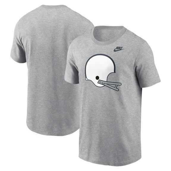 Men's Nike Heather Gray Penn State Nittany Lions Legacy Helmet T-Shirt