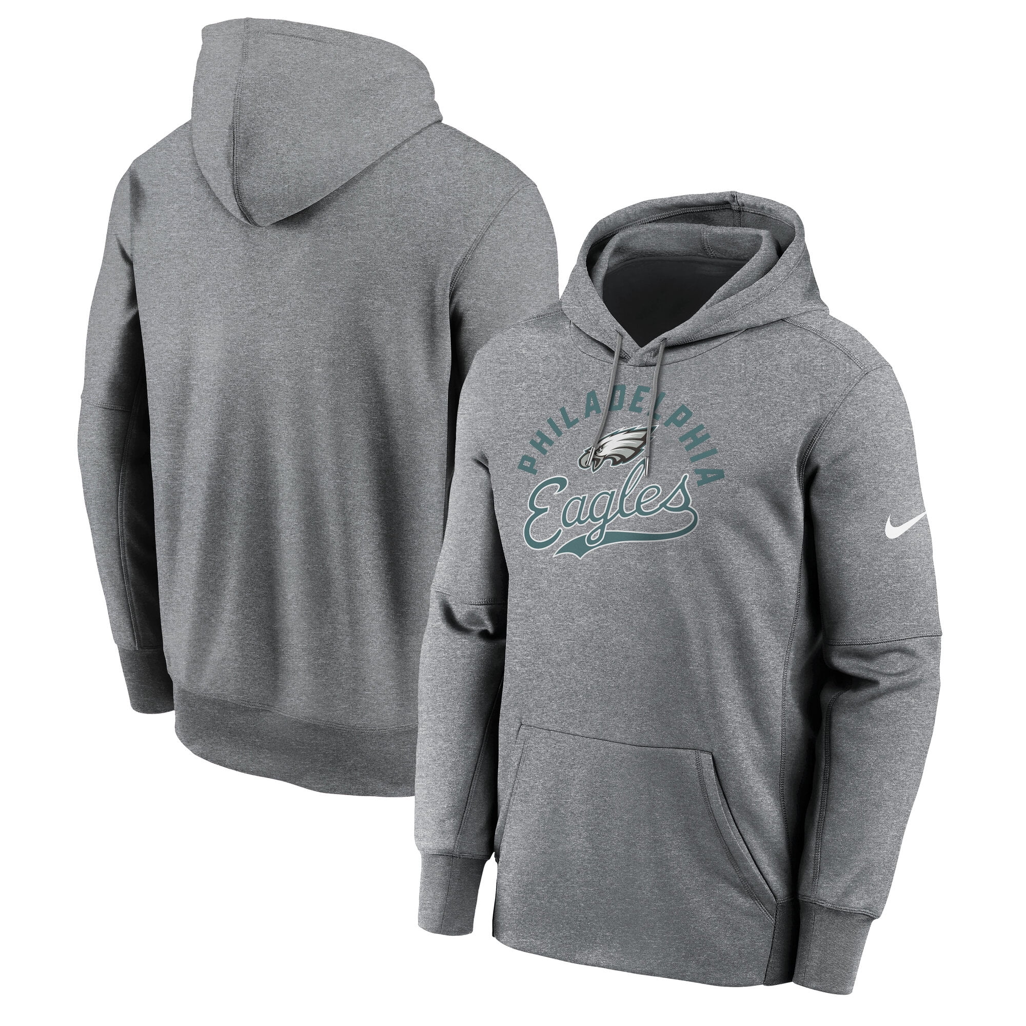 Men's Nike Heather Gray Philadelphia Eagles Performance Fleece