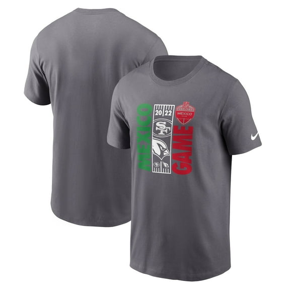 Men's Nike Heather Gray San Francisco 49ers vs. Arizona Cardinals Essential Mexico Game T-Shirt