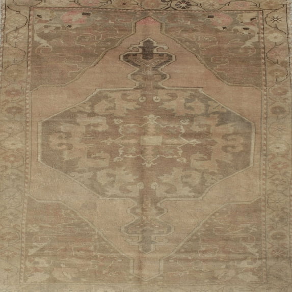 Ahgly Company Machine Washable Indoor Square Contemporary Tiger Orange Brown Area Rugs, 4' Square