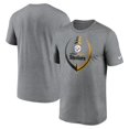 thumbnail image 1 of Men's Nike Heathered Gray Pittsburgh Steelers Icon Legend Performance T-Shirt, 1 of 3