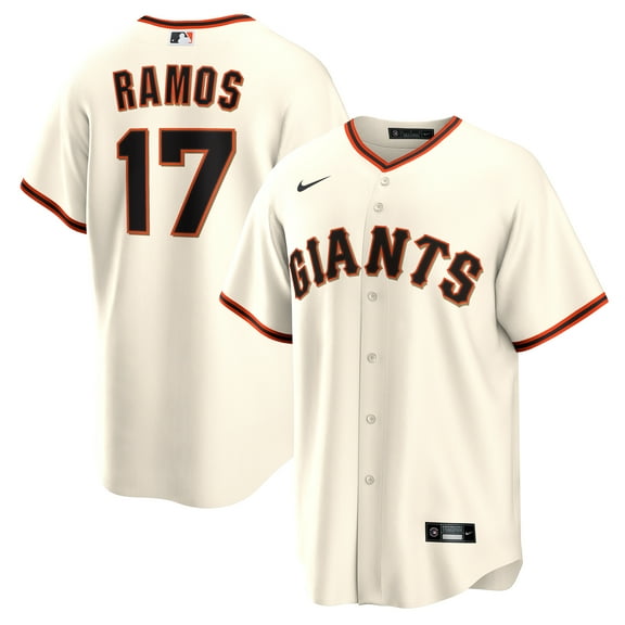 Men's Nike Heliot Ramos Cream San Francisco Giants Home Replica Jersey