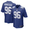 thumbnail image 1 of Men's Nike Henry Mondeaux Royal New York Giants Game Player Jersey, 1 of 3