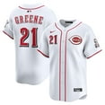 thumbnail image 1 of Men's Nike Hunter Greene White Cincinnati Reds Home Limited Player Jersey, 1 of 3