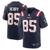 Men's Nike Hunter Henry  Navy New England Patriots Team  Game Jersey