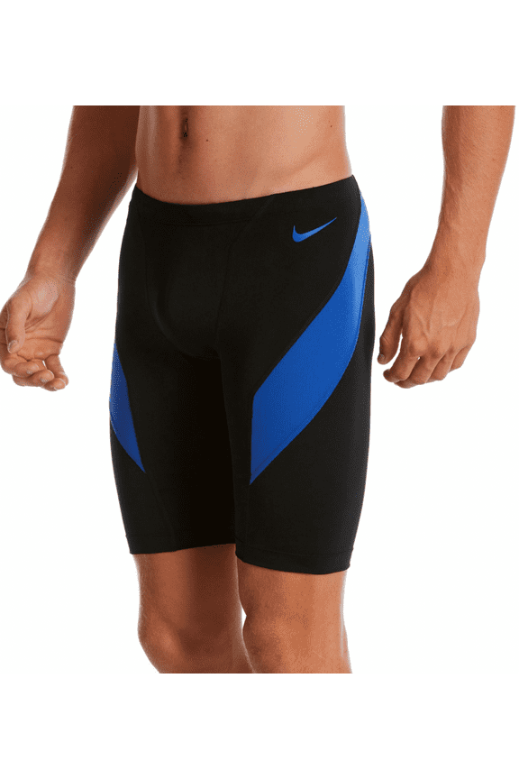 Men's Nike Hydrastrong Vex Colorblock Jammer Size 26 Black/Blue NEW