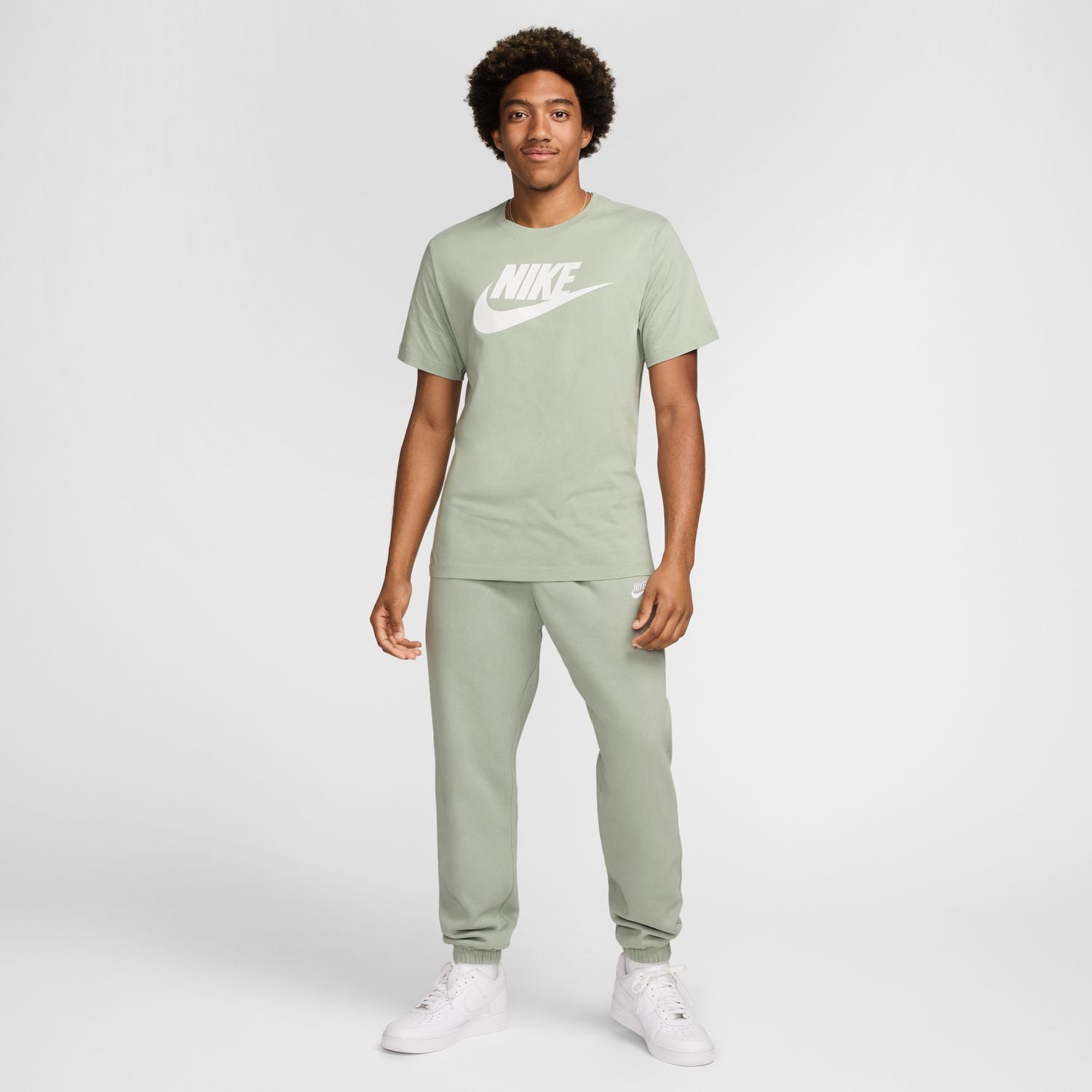 Men's Nike Icon Futura Tee Color: Jade Horizon Size: L - Walmart.com