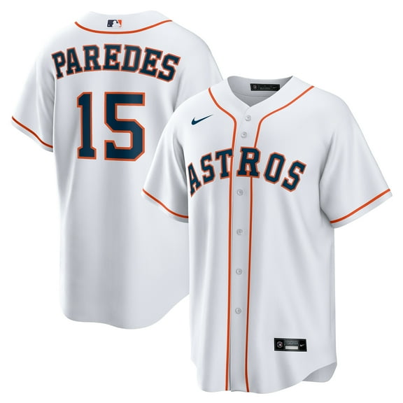 Men's Nike Isaac Paredes White Houston Astros Home Replica Jersey