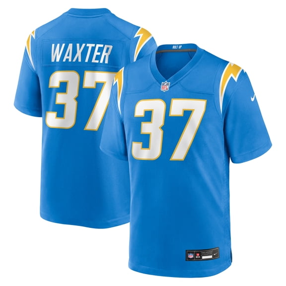 Men's Nike Isas Waxter  Powder Blue Los Angeles Chargers Team Game Jersey