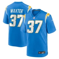 Men's Nike Isas Waxter Powder Blue Los Angeles Chargers Team Game Jersey