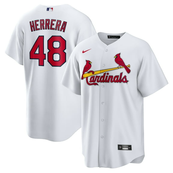 Men's Nike Iv-n Herrera White St. Louis Cardinals Home Replica Jersey