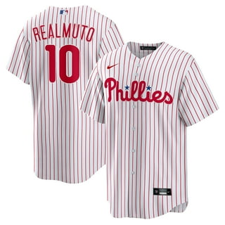 Majestic Athletic Philadelphia Phillies Custom (Any Name/# on Back) Jersey Tee (Adult Small) Red : Sports Fan Jerseys : Sports & Outdoors