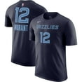 thumbnail image 1 of Men's Nike Ja Morant Navy Memphis Grizzlies Icon 2022/23 Name & Number T-Shirt, 1 of 3
