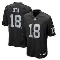 Men's Nike Jack Bech  Black Las Vegas Raiders Team Game Jersey