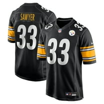 Men's Nike Jack Sawyer Black Pittsburgh Steelers Team Game Jersey