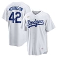thumbnail image 1 of Men's Nike Jackie Robinson White Brooklyn Dodgers Home Cooperstown Collection Player Jersey, 1 of 3