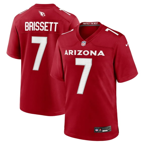 Men's Nike Jacoby Brissett  Cardinal Arizona Cardinals Team Game Jersey