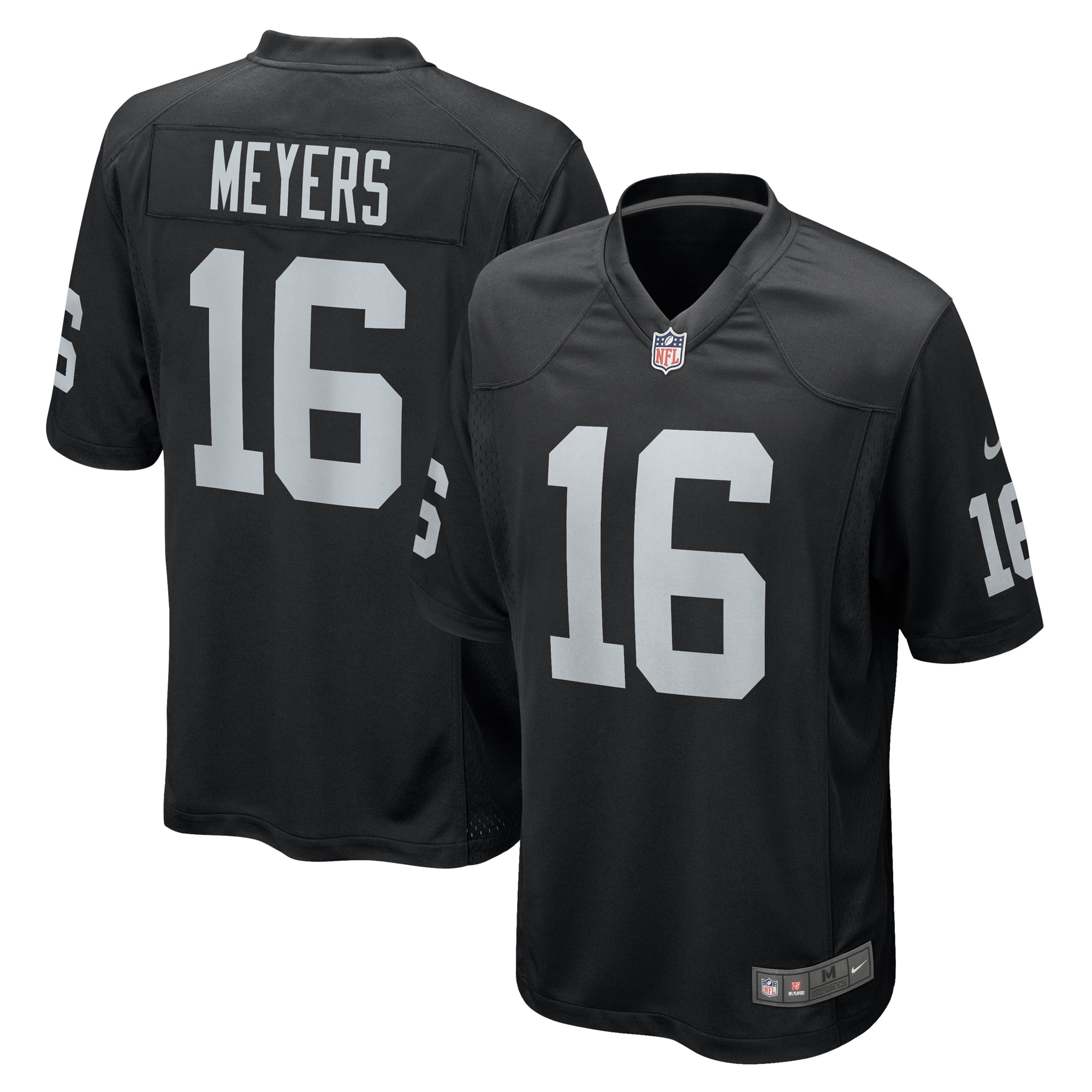 Men s Nike Jakobi Meyers Black Las Vegas Raiders Game Player Jersey Walmart
