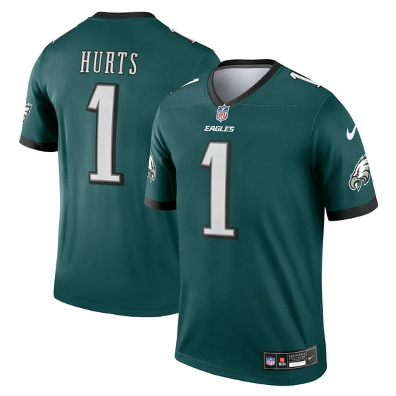 Men's Nike Jalen Hurts Green Philadelphia Eagles Legend Player Performance Top