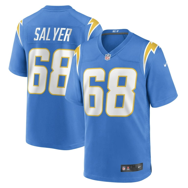 Men s Nike Asante Samuel Jr. Powder Blue Los Angeles Chargers Game Player Jersey