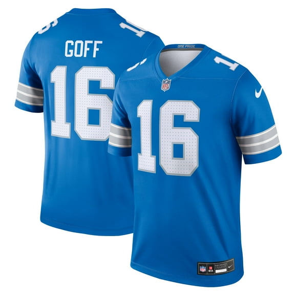 Men's Nike Jared Goff Blue Detroit Lions Legend Player Performance Top