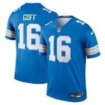 Men's Nike Jared Goff Blue Detroit Lions Legend Player Performance Top