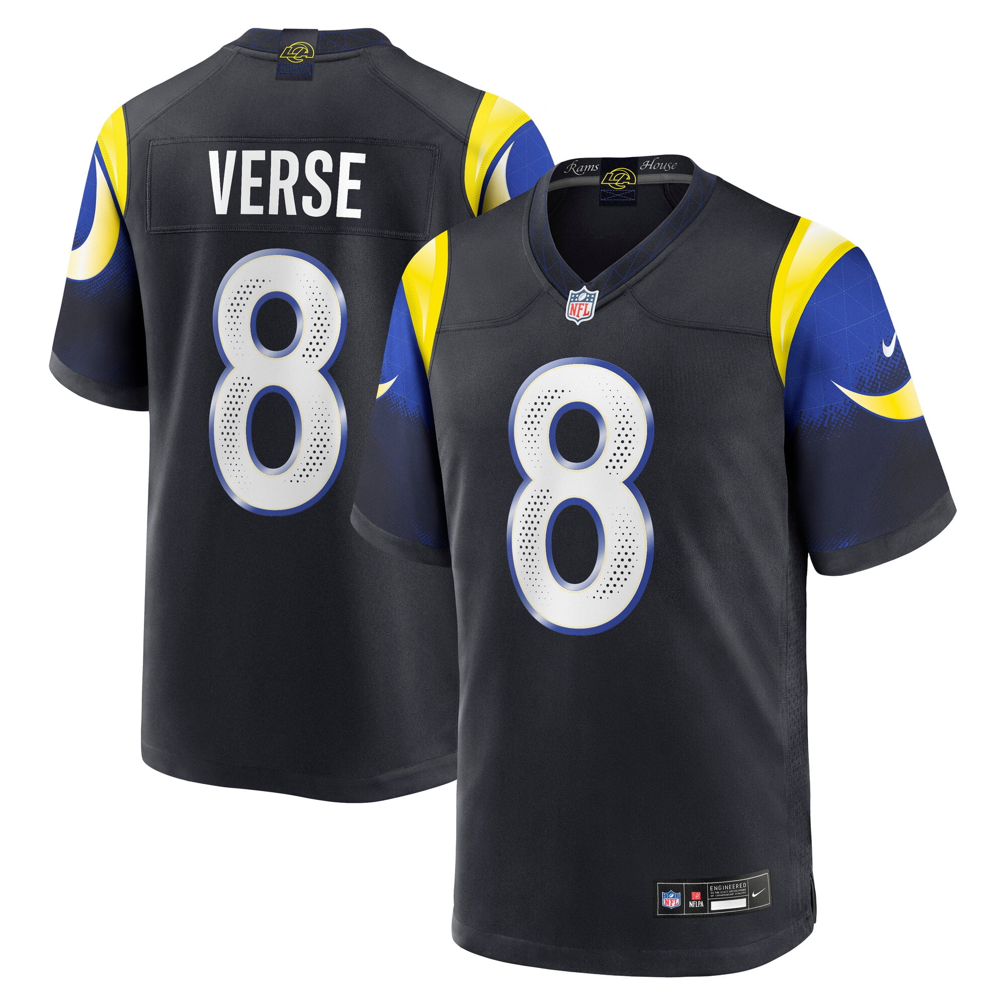 Men's Nike Jared Verse Midnight Blue Los Angeles Rams 2025