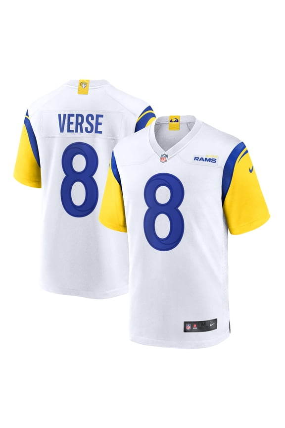 Men's Nike Jared Verse White Los Angeles Rams Game Jersey