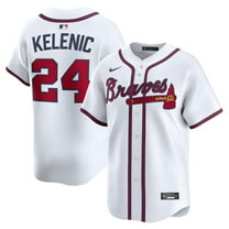 Men's Nike Jarred Kelenic White Atlanta Braves Home Limited Player Jersey