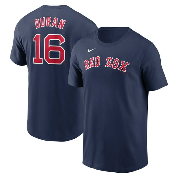 Men's Nike Jarren Duran Navy Boston Red Sox Fuse Name & Number T-Shirt