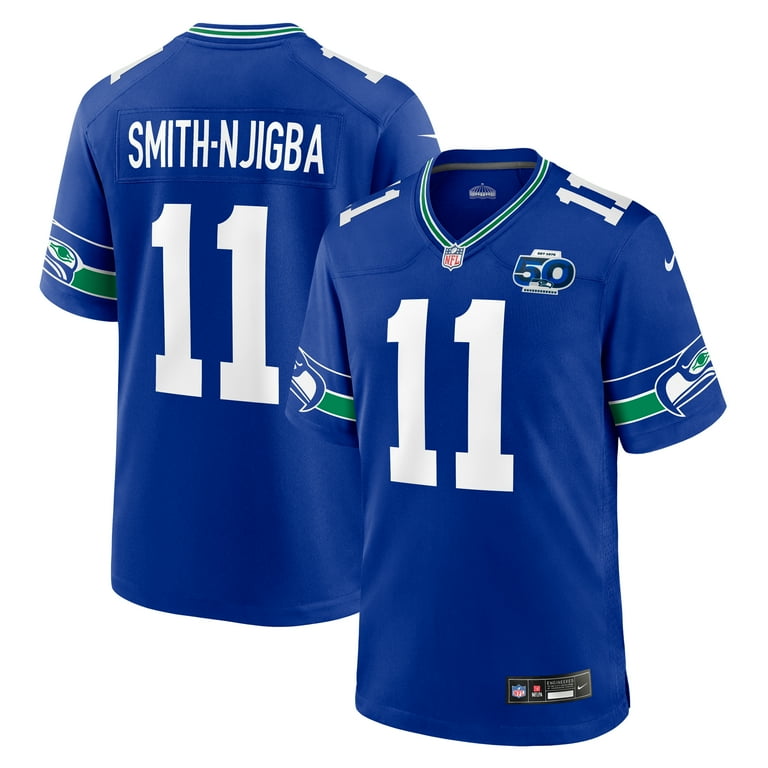 Men's Nike Jaxon Smith-Njigba Royal Seattle Seahawks Alternate