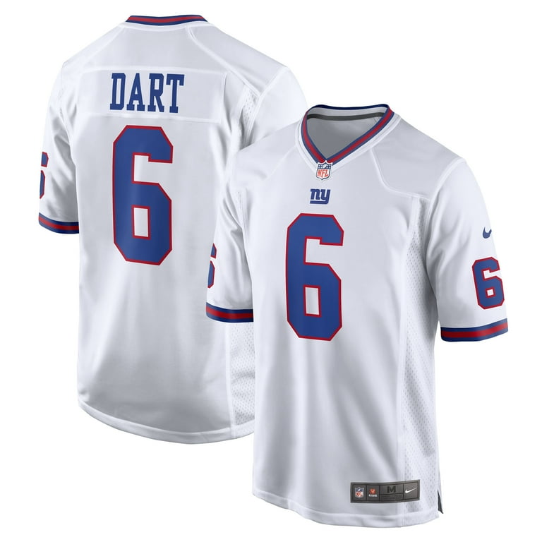 Men's Nike Jaxson Dart White New York Giants Alternate Vintage