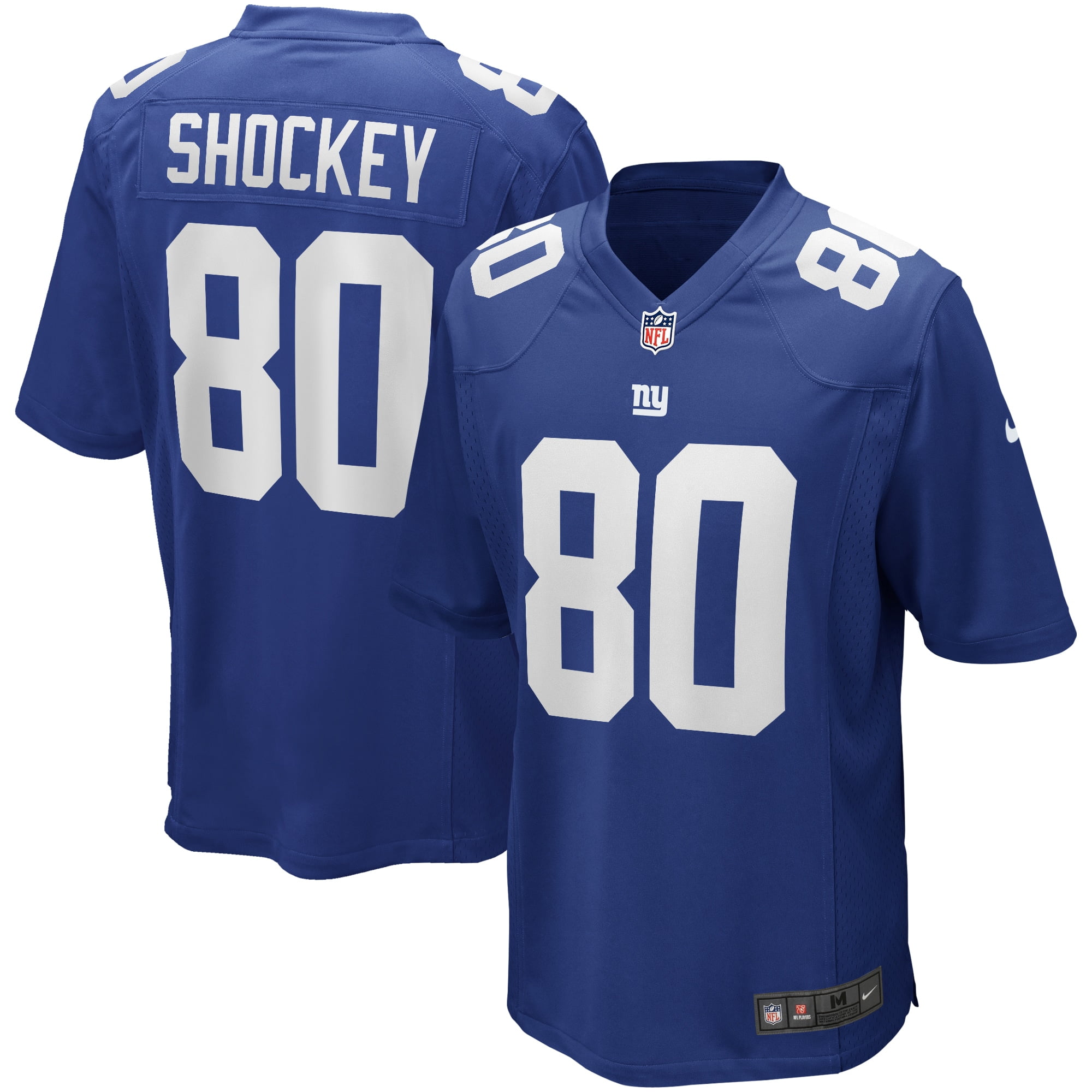 Men s Nike Jeremy Shockey Royal New York Giants Game Retired Player Jersey Walmart