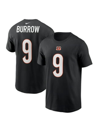 Joe Burrow Cincinnati Bengals Fanatics Branded Player Icon Name & Number  T-Shirt - Black