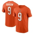 thumbnail image 1 of Men's Nike Joe Burrow  Orange Cincinnati Bengals  Player Name & Number T-Shirt, 1 of 3