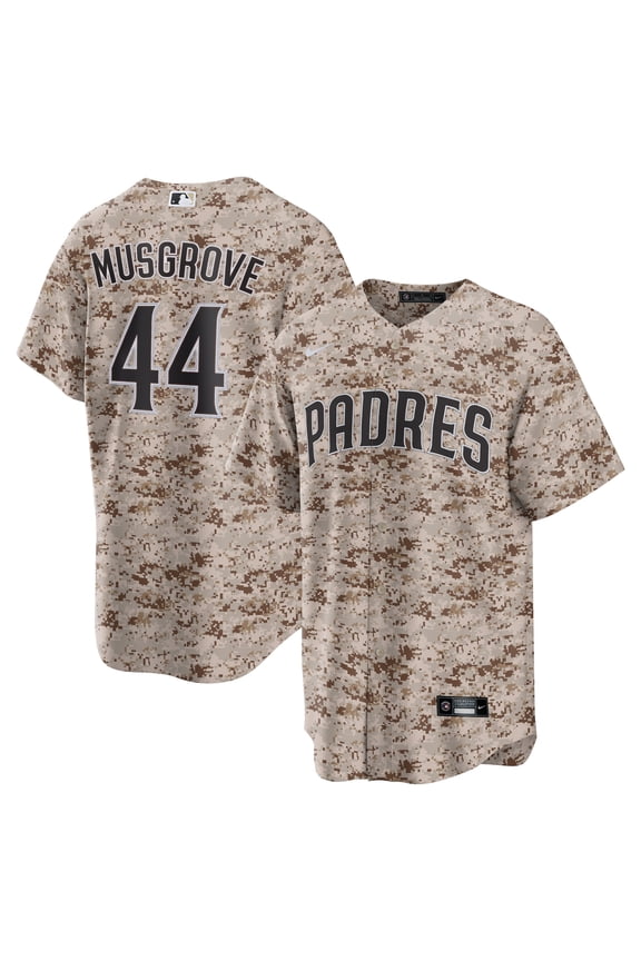 Men's Nike Joe Musgrove Camo San Diego Padres USMC Alternate Replica Player Jersey
