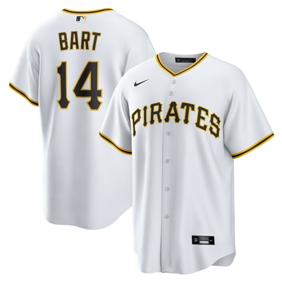 Men's Nike Joey Bart White Pittsburgh Pirates Home Replica Jersey