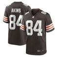 thumbnail image 1 of Men's Nike Jordan Akins Brown Cleveland Browns Game Player Jersey, 1 of 6