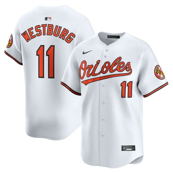 Men's Nike Jordan Westburg White Baltimore Orioles Home Limited Player Jersey